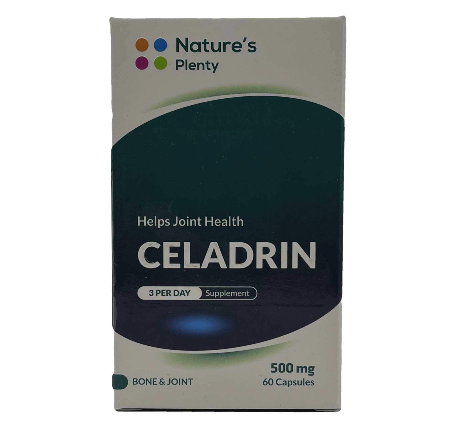 کپسول سلدرین 500 میلی گرم نیچرز پلنتی Nature's plenty Celadrin